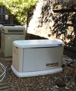 Generac Generator Side Of House