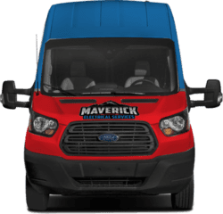 Maverick Electrical Services Van Front